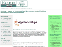 Tablet Screenshot of manatec.co.uk
